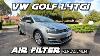 2014 Vw Golf 1.4 Tgi Air Filter Replacement