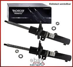 2x Monroe Ridesense Front Shock Absorbers for Audi Q2 Q3 VW Golf 7 Arteon Seat Skoda DCC