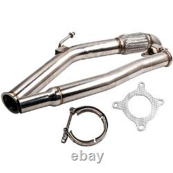 3 Decat Turbo Downpipe For Vw Golf 5 6 Gti Scirocco For Audi A3 Seat 2.0 Tfsi