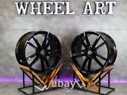 4 Black 19' Pretoria Style Wheels for Audi Cupra Seat Skoda VW Golf