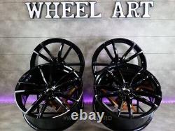 4 Black 19' Pretoria Style Wheels for Audi Cupra Seat Skoda VW Golf