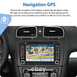7 Autoradio 2 Din Gps DVD Navi For Caddy Golf V Touran Bluetooth Usb Rns 510