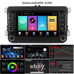 7 Autoradio Carplay Android Auto Bt Rds Dsp For Vw Golf Polo Passat Tiguan Eos
