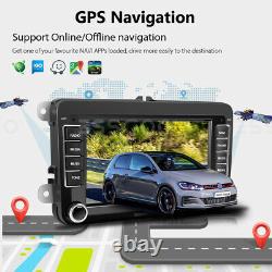 7 Autoradio Stereo Android 9.1 Bluetooth Rds Gps - Camera For Vw Golf 5 6 Passat