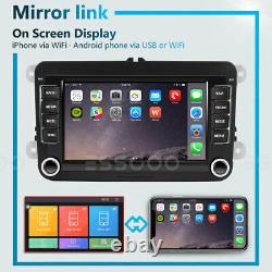 7 Autoradio Stereo Android 9.1 Bluetooth Rds Gps - Camera For Vw Golf 5 6 Passat