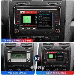 7 Car Radio for VW Golf 5 6 Passat EOS Skoda Seat DVD GPS Navigation USB BT DAB