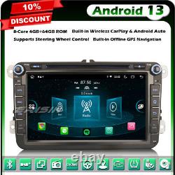 8 Android 13 Car Stereo for VW Skoda Seat Passat CC Golf 5 6 Tiguan Jetta Polo