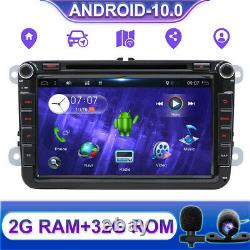 8 Autoradio For Vw Passat Golf Tiguan Jetta Seat Android 10.0 Gps Navi Car DVD