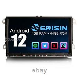 8-Core 64GB 9' Android 13 Car Radio for VW Passat Skoda Seat Golf Tiguan Passat