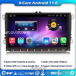 8 Core Android 11 Carplay Dab+autoradio Dvr Gps Vw Golf Passt Jetta Caddy Tiguan