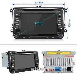 Android13 Carplay 4+64G GPS NAV Car Radio for CD DVD USB VW GOLF Touran