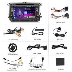 Android13 Carplay 4+64G GPS NAV Car Radio for CD DVD USB VW GOLF Touran