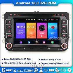 Android 10 Autoradio For Vw Golf Caddy Jetta Polo T5 Dab+carplay Radio 4g Gps