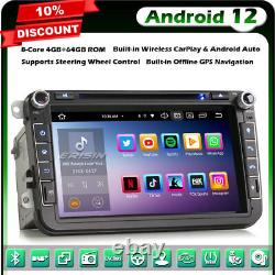 Android 12 GPS DVD Car Stereo for VW Skoda Seat Passat CC Golf 5 6 Tiguan Jetta