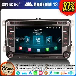 Android 13 GPS Car Radio for VW Skoda Seat Passat CC Golf 5 6 Tiguan Jetta Polo