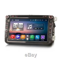 Android 8.0 Gps Car Audio Dab + For Vw Golf Seat Passat 6 6 Jetta Touran Ops CD 4g