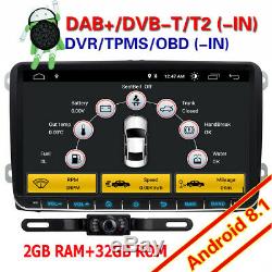 Android 8.1 Car Radio Navi For Vw Polo Passat B5 Golf 4 Jetta Lupo T5 Seat Skoda