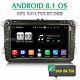 Android 8.1 Car Touch-screen Gps Dvd Bluetooth Obd2 Tnt For Eos Passat Golf 5 6