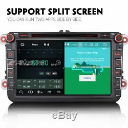 Android 8.1 Dab + Car Radio For Vw Passat Golf Mk5 6 Touran Polo Fabia 4g 83645fr