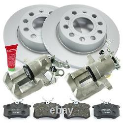 Brake Discs Brake Pads Rear Kit for Audi A3 Seat Skoda VW Golf