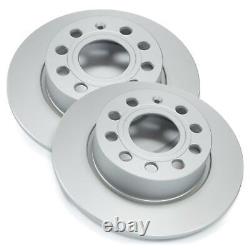 Brake Discs Brake Pads Rear Kit for Audi A3 Seat Skoda VW Golf