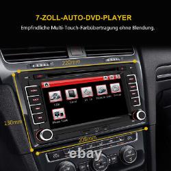 Car Radio 7 for VW Golf 5 6 Passat Seat Skoda 1Din WINCE Offline GPS Nav SW