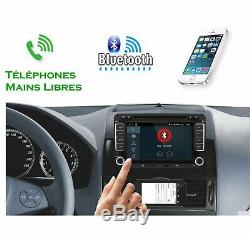 Car Radio Bluetooth 2 Din Gps For Vw Seat Skoda Octavia Leon Altea Golf Passat