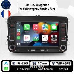 Car Stereo 2Din Android GPS WiFi Carplay for VW Golf 5 6 Polo Passat Skoda Jetta