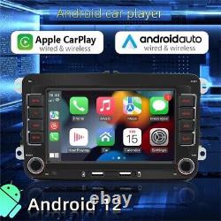 Car Stereo 2Din Android GPS WiFi Carplay for VW Golf 5 6 Polo Passat Skoda Jetta