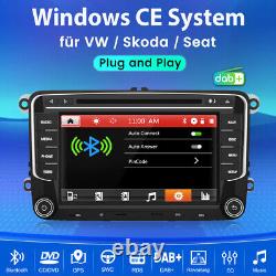 Car radio DAB CD DVD GPS DAB+ Bluetooth for VW Golf 5 Passat Tiguan Touran Polo