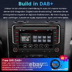 Car radio DAB CD DVD GPS DAB+ Bluetooth for VW Golf 5 Passat Tiguan Touran Polo