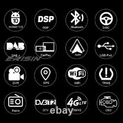 Carplay Android 10 Autoradio For Vw Passat Peugeot 307 Golf 4 Bora Dsp Dab+ 8709