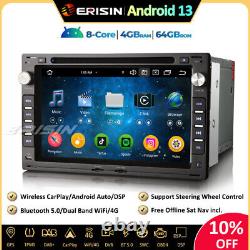 DAB+Android 13 Car Radio GPS DVD DSP for VW Passat Golf 4 T5 SKODA Superb SEAT Ibiza