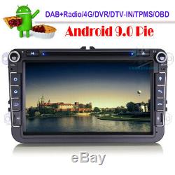 Dab Car Audio Vw Passat Mk5 Tiguan Golf Touran Eos Bluetooth Android 9.0 DVD Gps