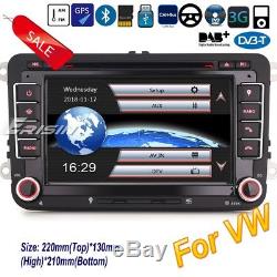 Dab + Car Radio For Vw Seat Skoda Leon Golf Polo Eos Bluetooth CD Usb 3g Gps 7148f