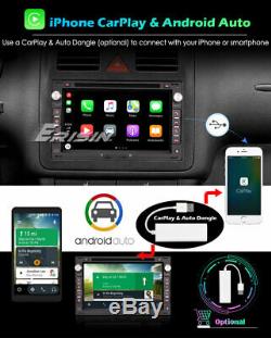 Dab + Radio 10.0 Android Carplay Tnt For Vw Golf Jetta Polo Passat Peugeot 307