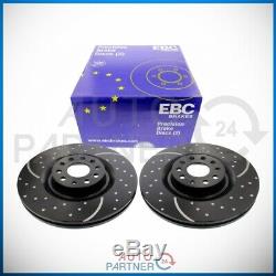Ebc For Vw Golf 6 R32 Audi Turbogroove Perforated Brake Discs Ø345