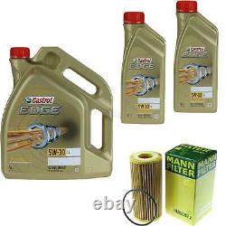 Filter Revision Castrol 7l Oil 5w30 For Vw Golf VII 5g1 Be1 2.0 Gti