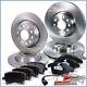 Game Discs+front+rear Brake Pads For Vw Eos Golf Plus 5 6