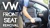 How To Remove The Front Seats In A Mk5 Volkswagen Golf Jetta Gti R32 Passat Rabbit