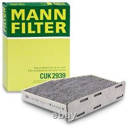 Mann-filter Kit Revision + 5l Castrol 5w-30 LL For Vw Golf 6 5k Aj 1.6 2.0 Tdi