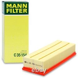 Mann-filter Kit Revision + 5l Castrol 5w-30 LL For Vw Golf 6 5k Aj 1.6 2.0 Tdi