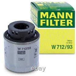 Mann-filter Revision Kit + 5l Edge Fst 5w-30 LL for VW Golf 6 5k AJ 1.2 1.4 TSI