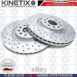 Perforated Front Brake Discs Brembo Pads Audi S3 Vw Golf R Gti Seat Leon