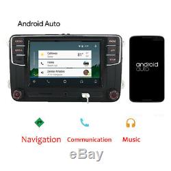 Radio Rcd330 Carplay, Android Auto, Bt, At, Rvc For Vw Golf Polo Touran Tiguan