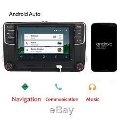 Radio Rcd330 + Carplay, Android Auto, Bt, At, Rvc Vw Golf Polo Touran Tiguan Eos