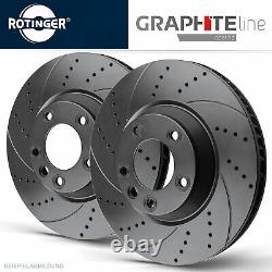 Rotinger Graphite Sport Brake Disc Line Essieu For Audi A3 8p, Golf V