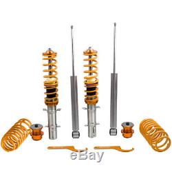 Shock Absorber Suspension Kit Combined Threaded For Vw Golf Bora 1.9 Tdi 2.0 Audi A3