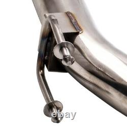 Stainless Exhaust Downpipe For Vw Golf 5 Golf 6 2.0 Gti / Fsi V-band Connection
