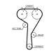 Timing Belt Kit For Vw Golf Vii 1.2 Tsi, Audi A3 Sportback 1.4 Tfsi, A3 1.2 Tfsi